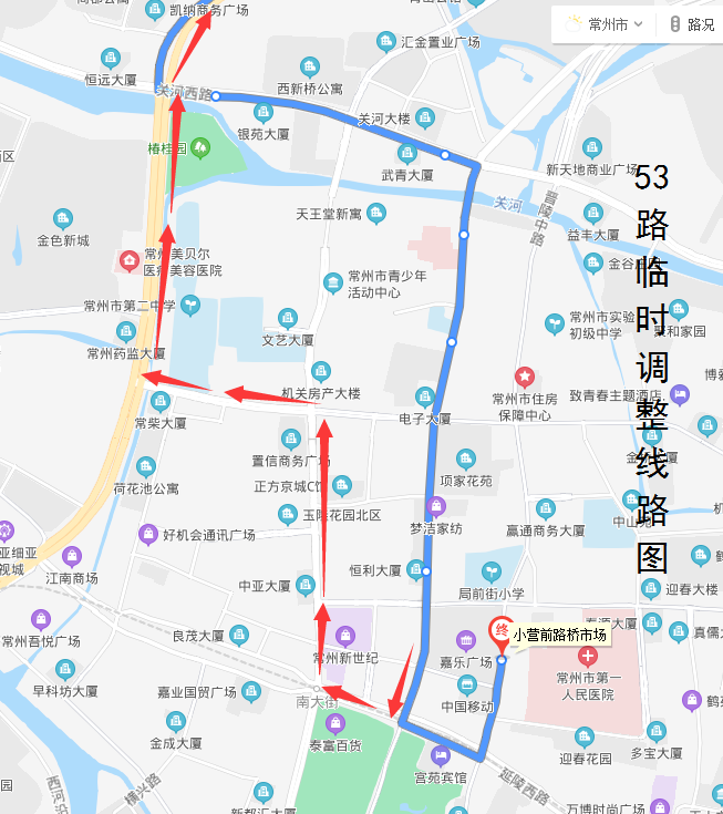 53路临时调整线路图.png 53路临时调整线路图.png